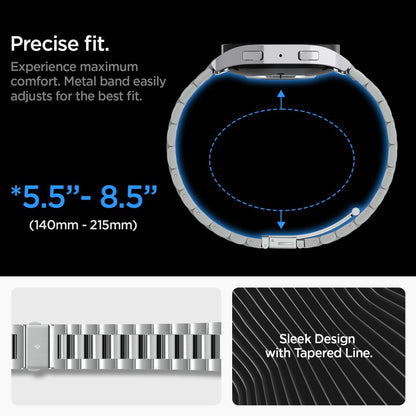 Cinturino Spigen Modern Fit per Samsung Galaxy Watch6 44mm, Argento