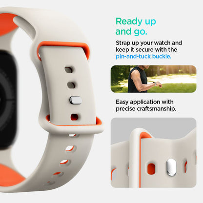 Cinturino Spigen Nano Pop per Apple Watch 42mm / 41mm / 40mm / 38mm Series, Beige