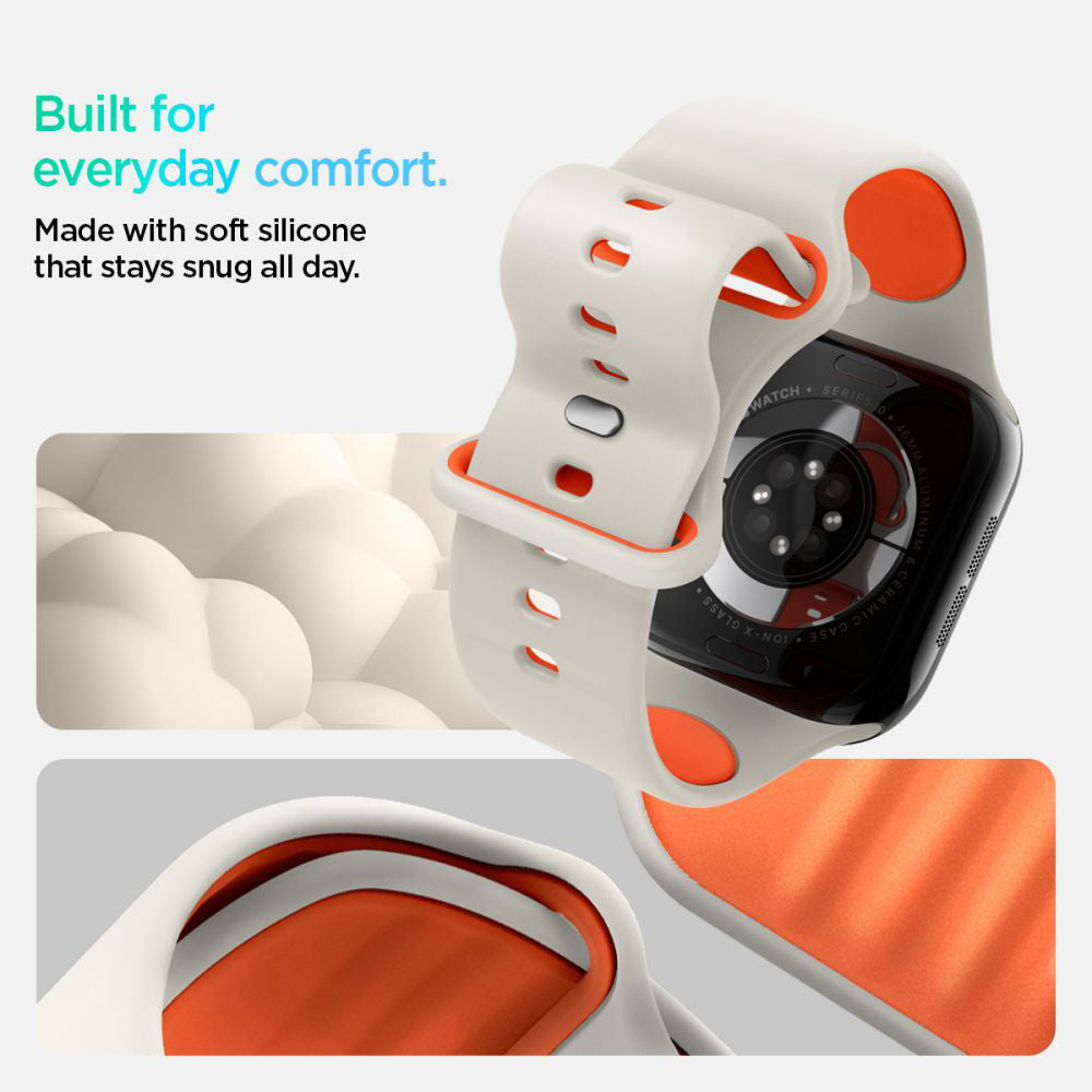 Cinturino Spigen Nano Pop per Apple Watch 42mm / 41mm / 40mm / 38mm Series, Beige