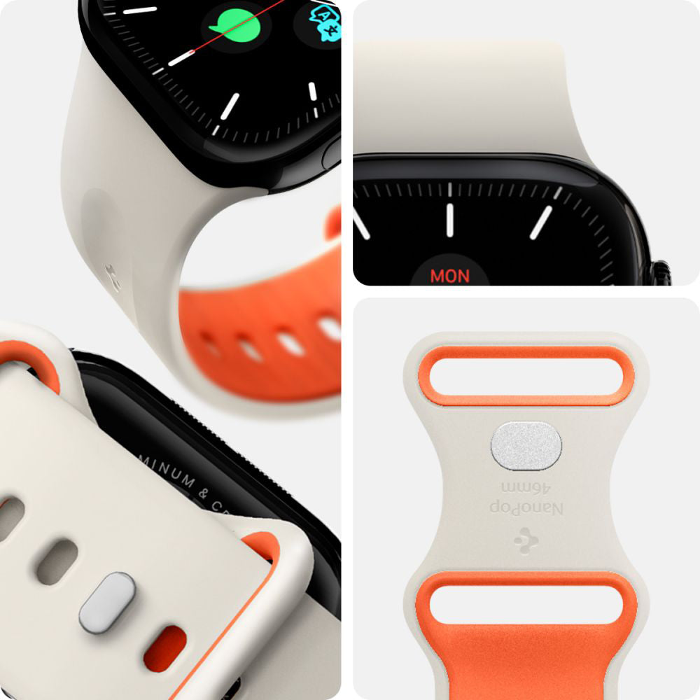 Cinturino Spigen Nano Pop per Apple Watch 42mm / 41mm / 40mm / 38mm Series, Beige