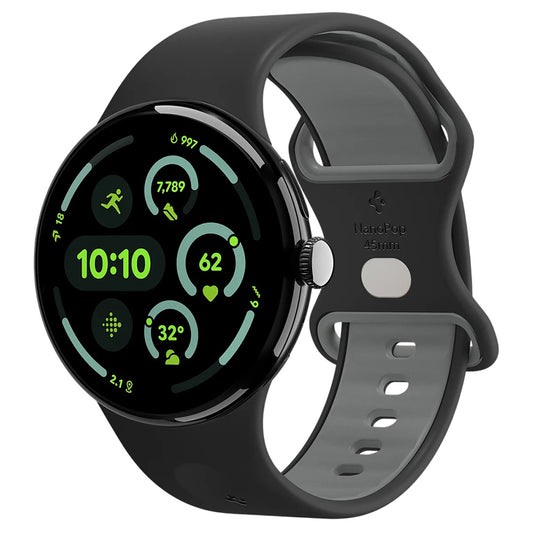 Cinturino Spigen Nano Pop per Google Pixel Watch 45mm Series, Nero AMP09491