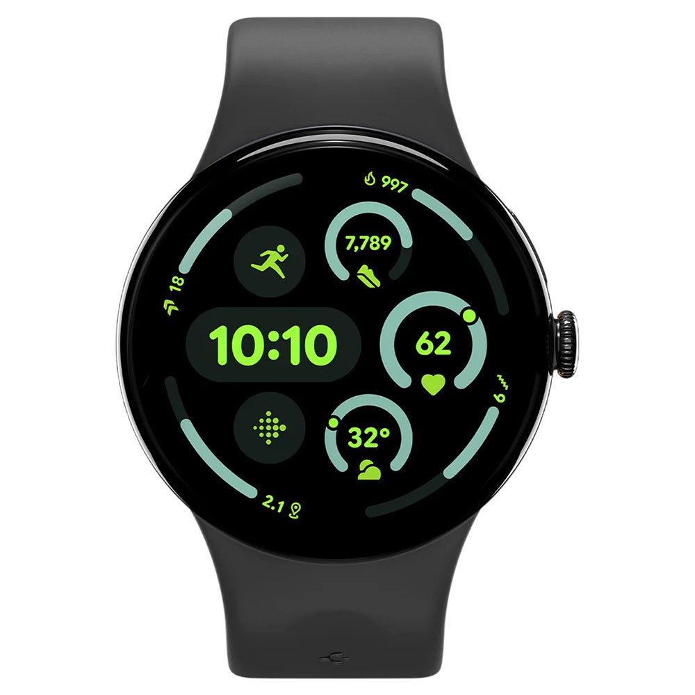 Cinturino Spigen Nano Pop per Google Pixel Watch 45mm Series, Nero AMP09491