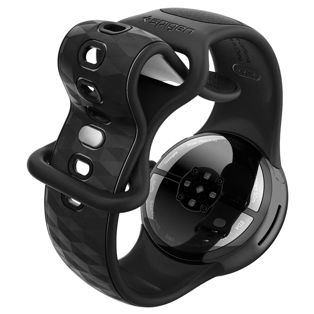 Cinturino Spigen Parallax per Google Pixel Watch 45mm Series, Nero Opaco AMP10192