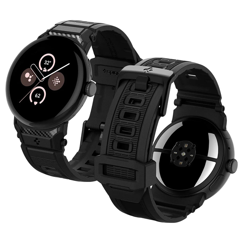 Cinturino Spigen Rugged per Google Pixel Watch 41mm Series, Nero AMP07556