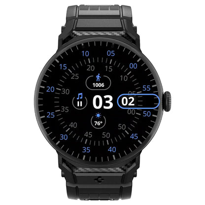 Cinturino Spigen Rugged per Google Pixel Watch 45mm Series, Nero AMP07600