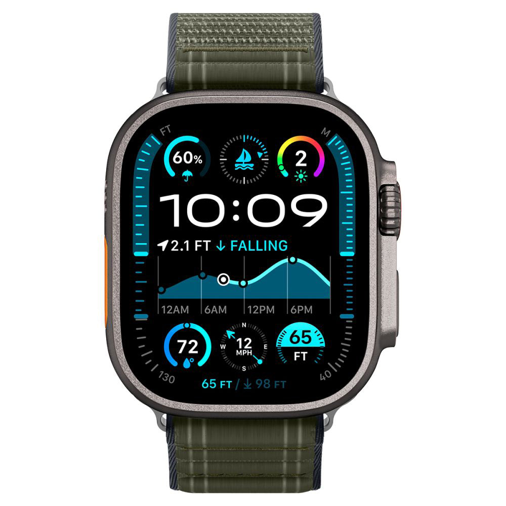 Cinturino Spigen WBF0 per Apple Watch 49mm / 46mm / 45mm / 44mm Series, Verde