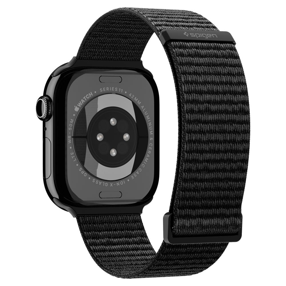 Cinturino Spigen WBF01 per Apple Watch 49mm / 46mm / 45mm / 44mm Series, Nero AMP11833