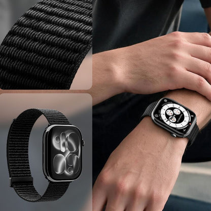Cinturino Spigen WBF01 per Apple Watch 49mm / 46mm / 45mm / 44mm Series, Nero AMP11833