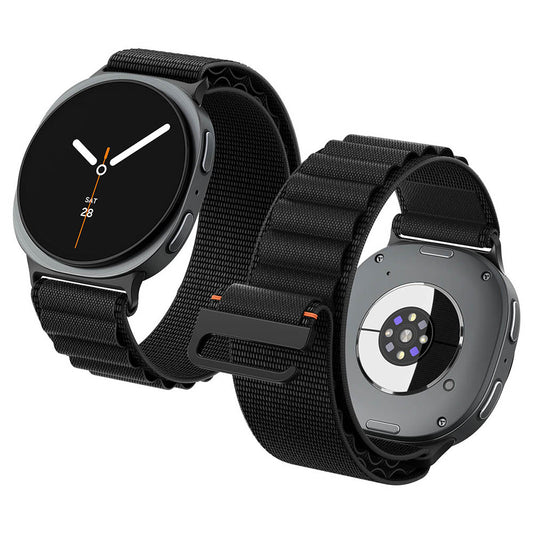 Cinturino Spigen WBF1 per Samsung Galaxy Watch9 / Watch8 / Watch8 Classic Series, Nero AMP11607