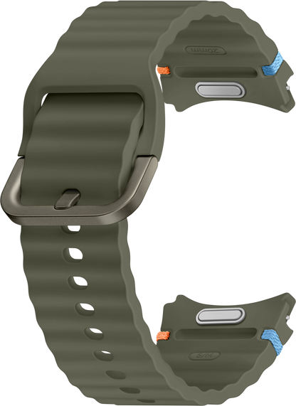 Cinturino sportivo per Samsung Galaxy Watch7 / Watch FE / Watch6 / Watch5 / Watch4 Series, S/M, verde ET-SNL30SKEGEU