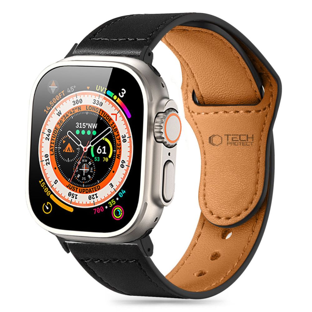 Cinturino Tech-Protect NaturalFit per Apple Watch serie 41 mm / 40 mm / 38 mm, nero 