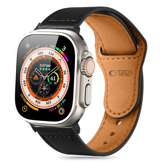 Cinturino Tech-Protect NaturalFit per Apple Watch 49mm / 45mm / 44mm / 42mm, nero