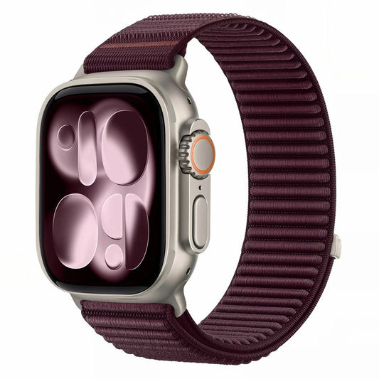 Cinturino Tech-Protect NylonLoop per Apple Watch 49 mm / 46 mm / 45 mm / 44 mm Series, bordeaux
