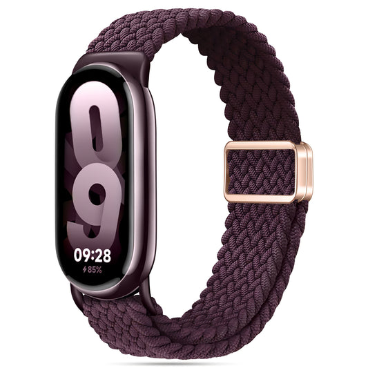 Cinturino Tech-Protect NylonMag per Xiaomi Smart Band 8/9, borgogna 