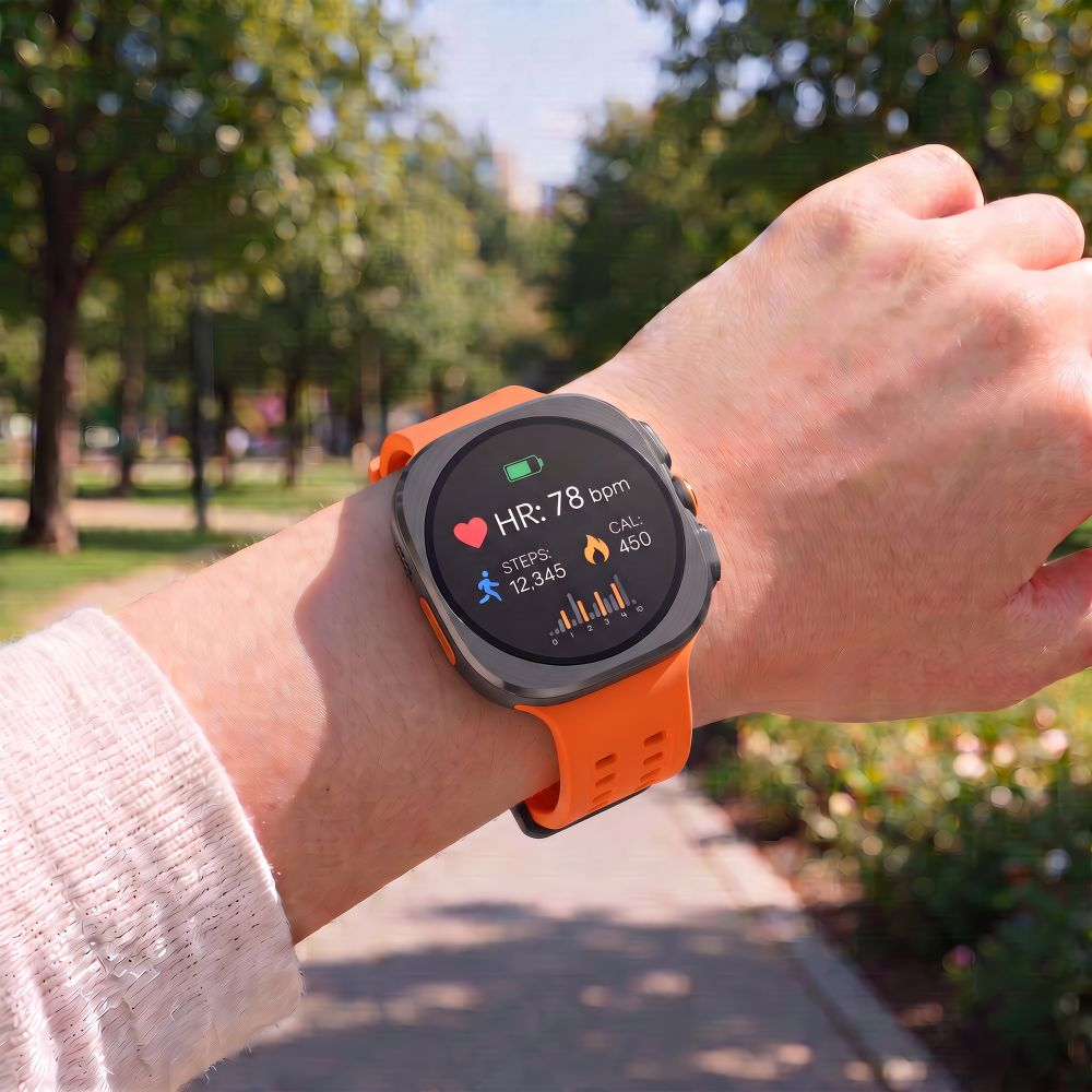 Cinturino Tech-Protect Silicone Air per Samsung Galaxy Watch Ultra Series, Arancione