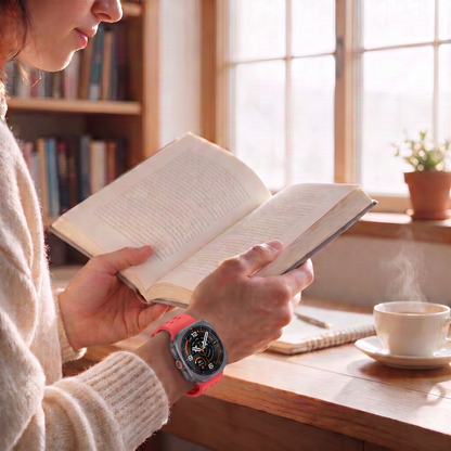 Tech-Protect Silicone Air Strap for Samsung Galaxy Watch9 / Watch8 / Watch8 Classic Series, Red