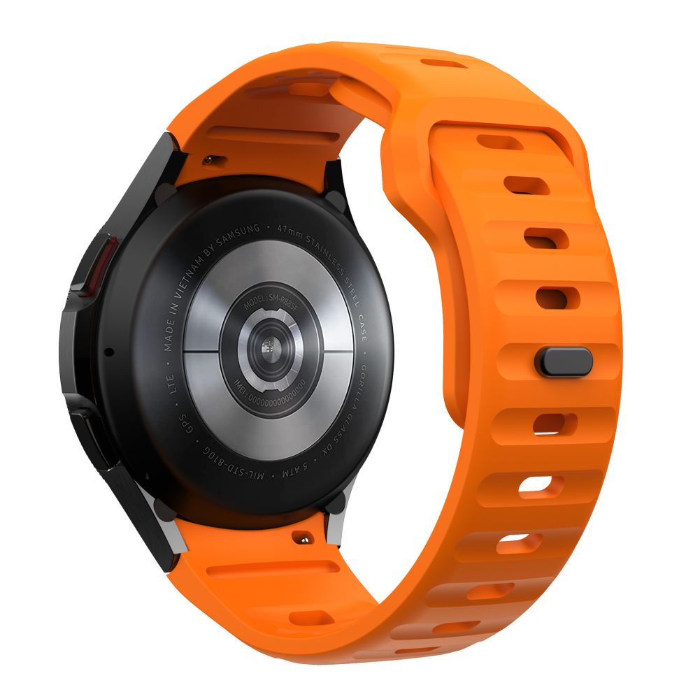 Tech-Protect Cinturino in silicone per Samsung Galaxy Watch7 / Watch FE / Watch6 / Watch5 / Watch4 Series, arancione 