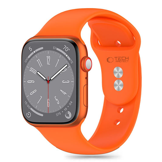 Cinturino in silicone Tech-Protect per Apple Watch serie 41 mm / 40 mm / 38 mm, arancione 