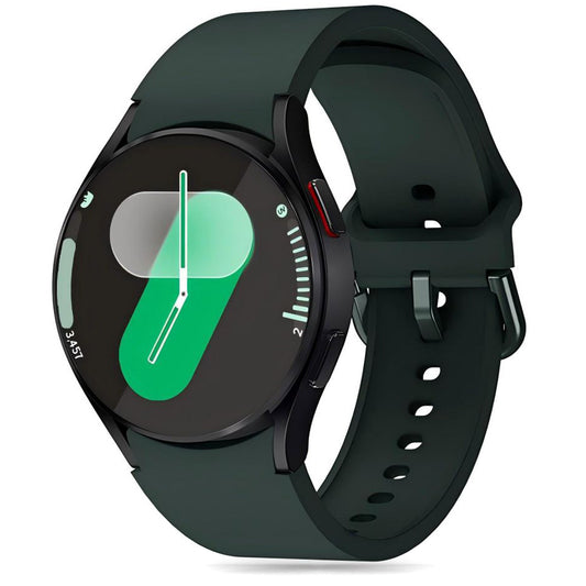 Tech-Protect Cinturino in silicone per Samsung Galaxy Watch7 / Watch FE / Watch6 / Watch5 / Watch4 Series, verde 