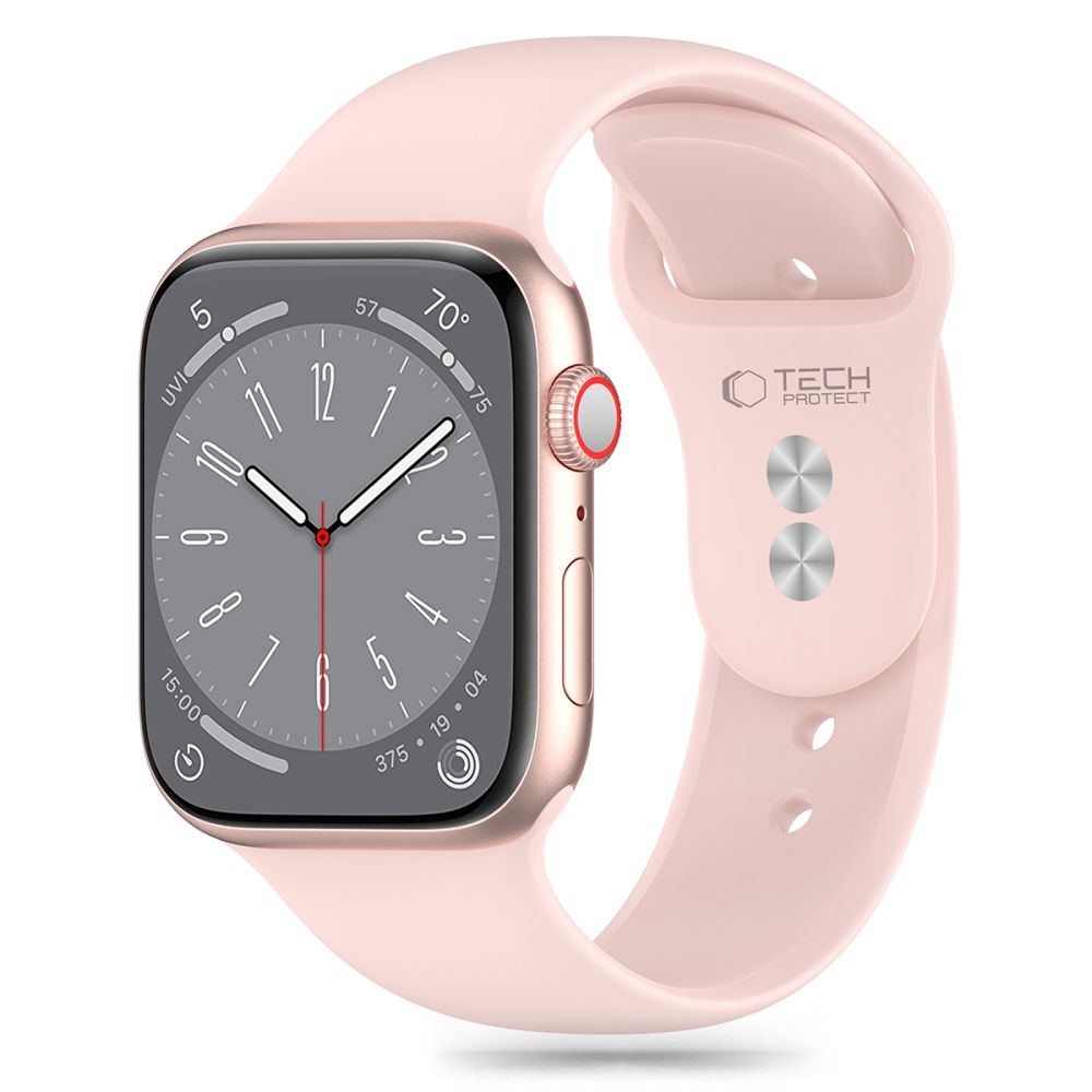 Cinturino in silicone Tech-Protect per Apple Watch 49mm / 45mm / 44mm / 42mm, rosa 