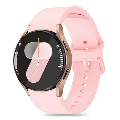 Curea Tech-Protect Silicone pentru Samsung Galaxy Watch7 / Watch FE / Watch6 / Watch5 / Watch4 Series, Roz