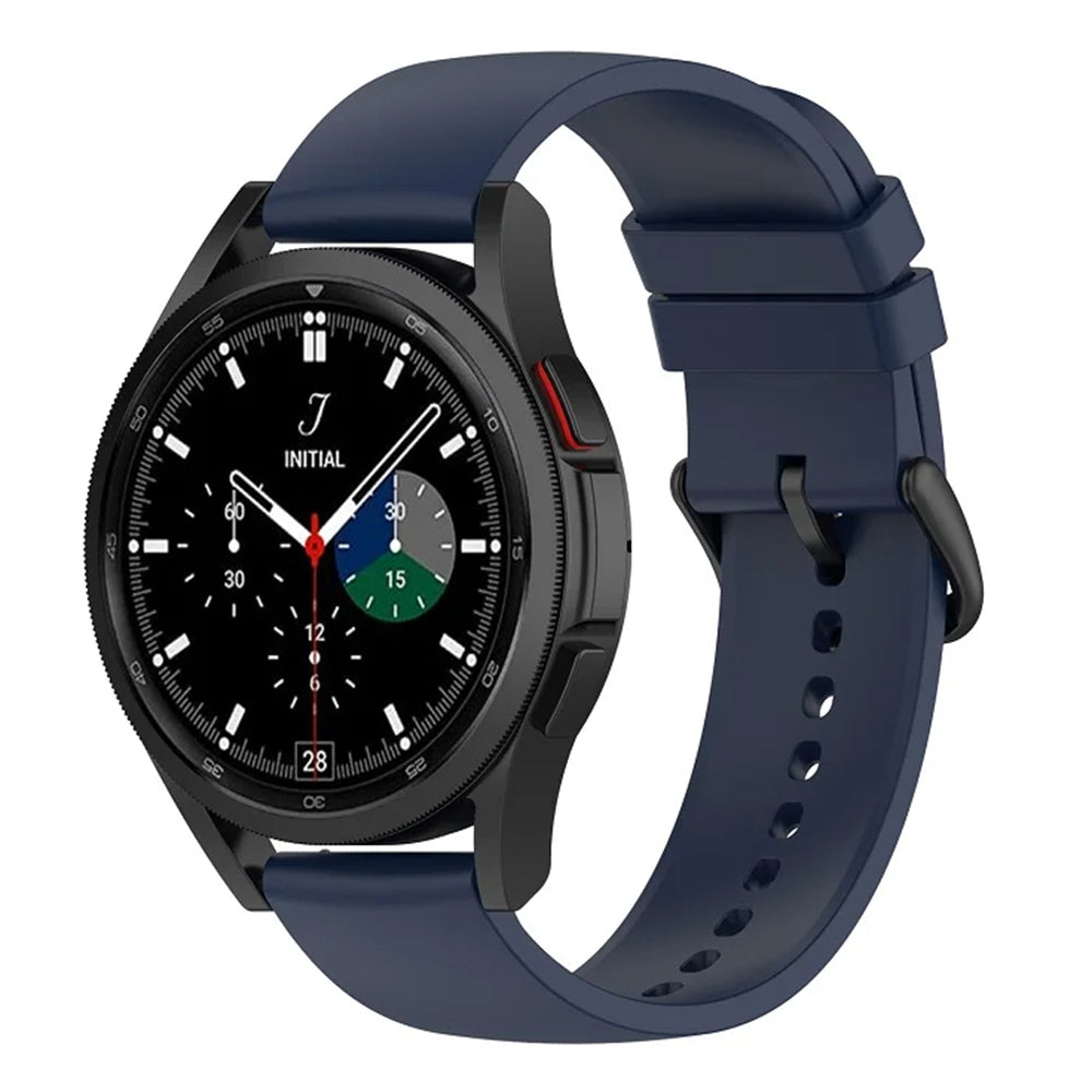Cinturino Techsuit W001 per Samsung Galaxy Watch / Huawei Watch Series, 20mm, Blu Scuro