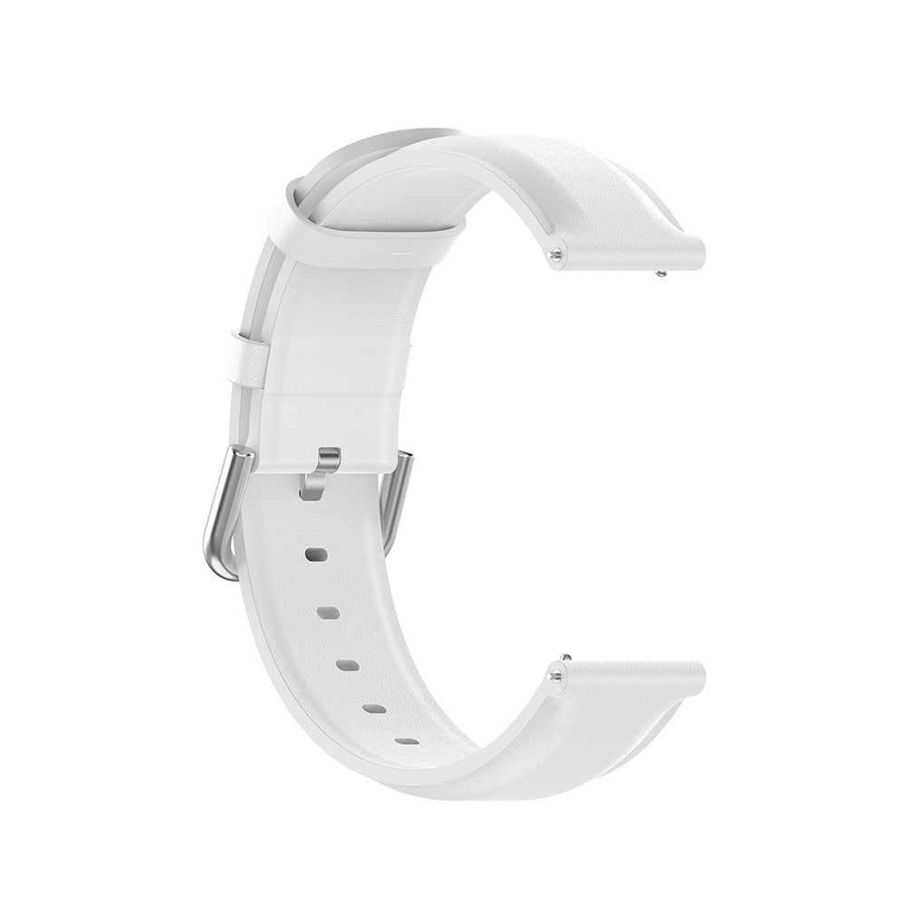 Cinturino Techsuit W007PU per Samsung Galaxy Watch / Huawei Watch Series, 20mm, Bianco