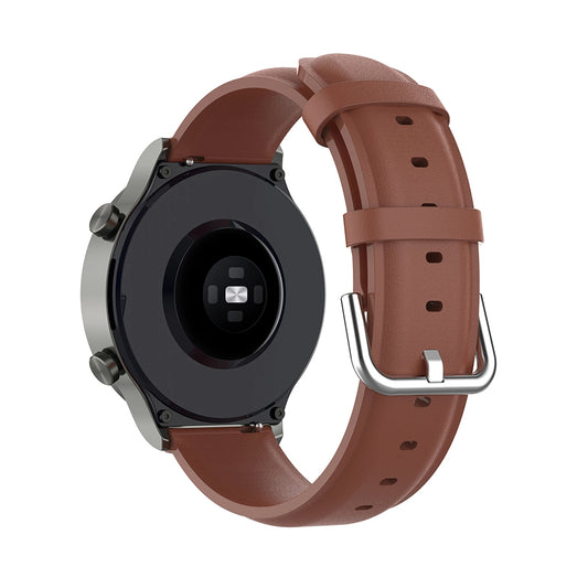 Techsuit W007PU Strap for Samsung Galaxy Watch / Huawei Watch Series, Brown