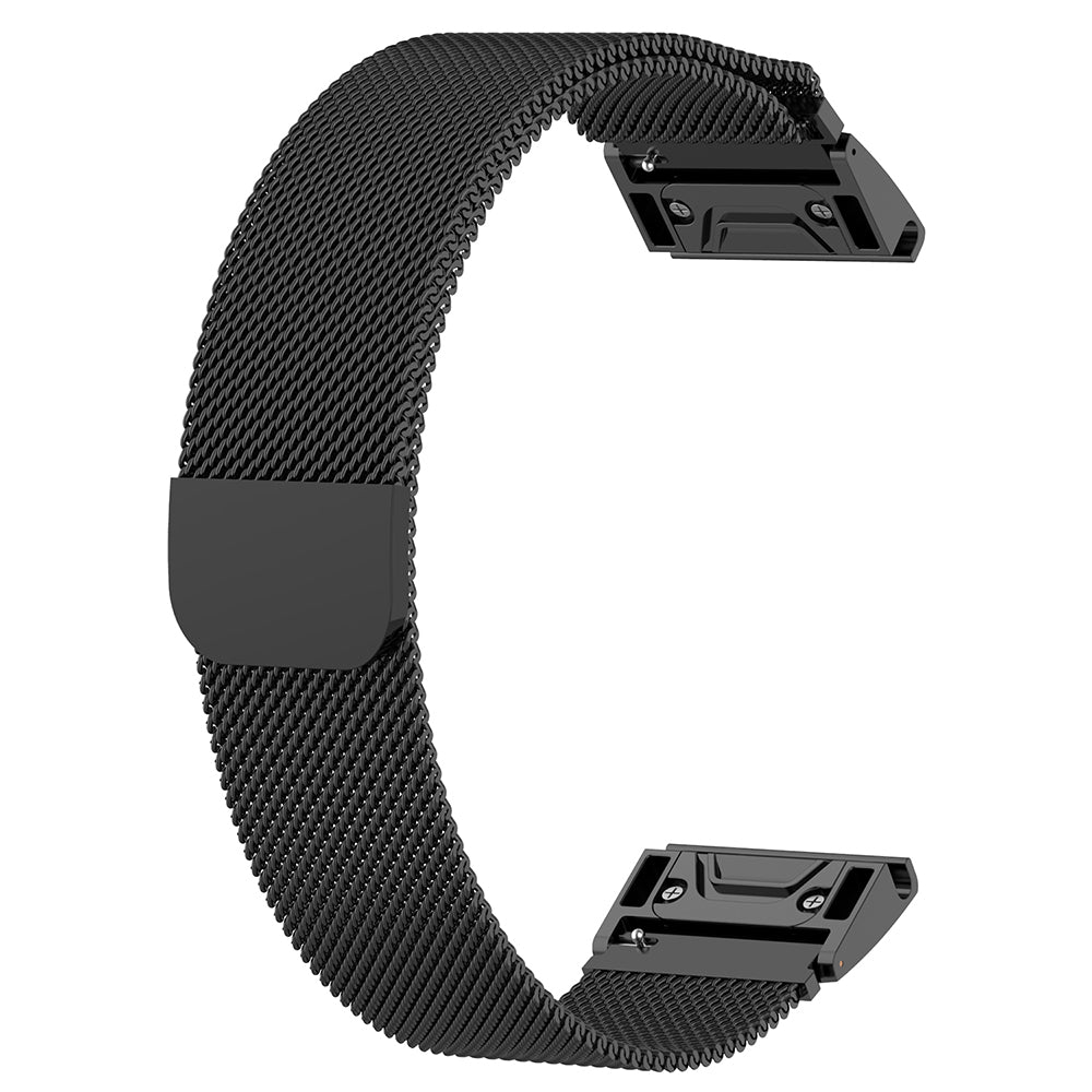 Cinturino Techsuit W009 per Garmin Watch Fenix / Forerunner Series, 22mm, Nero
