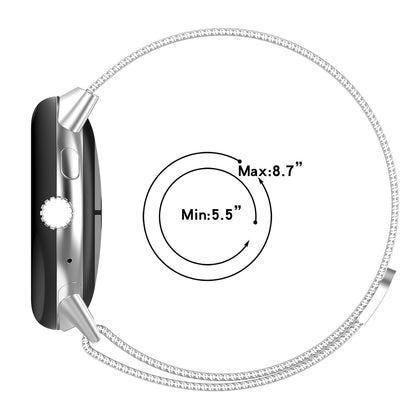 Cinturino Techsuit W009 per Google Pixel Watch 4 45mm, Argento