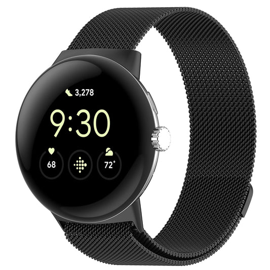 Cinturino Techsuit W009 per Google Pixel Watch 4 45mm, Nero