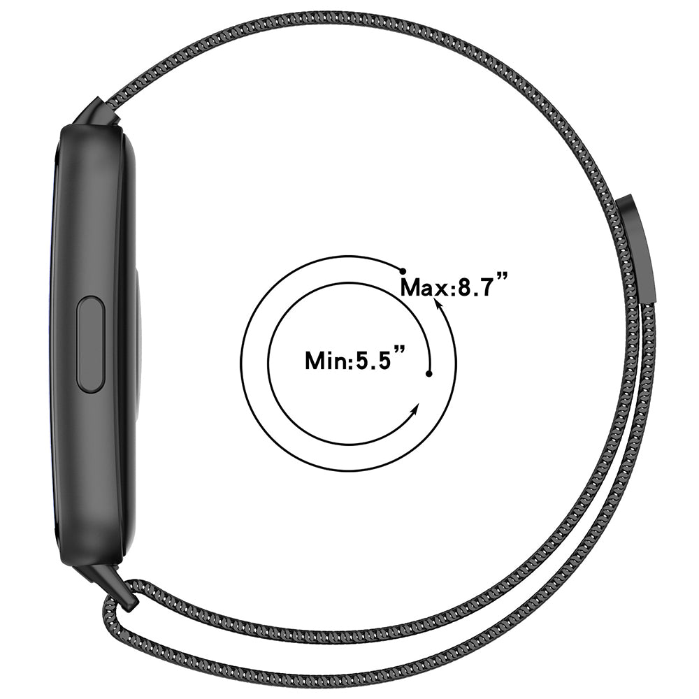 Cinturino Techsuit W009 per Huawei Band 11 / 11 Pro, Argento