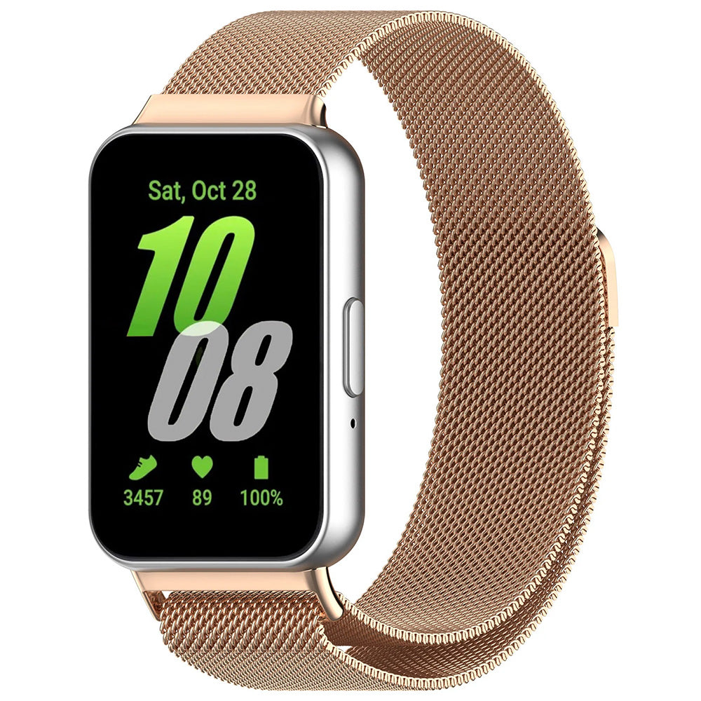 Cinturino Techsuit W009 per Samsung Galaxy Fit3 R39M, Rosa Dorato