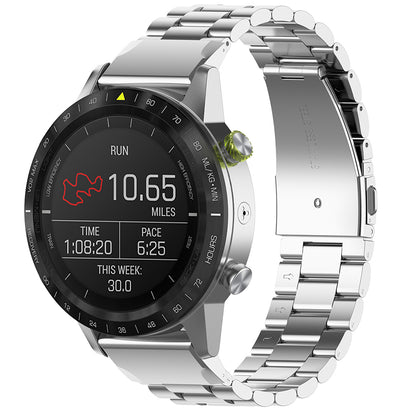 Cinturino Techsuit W010 per Garmin Watch Fenix / Forerunner Series, 22mm, Argento