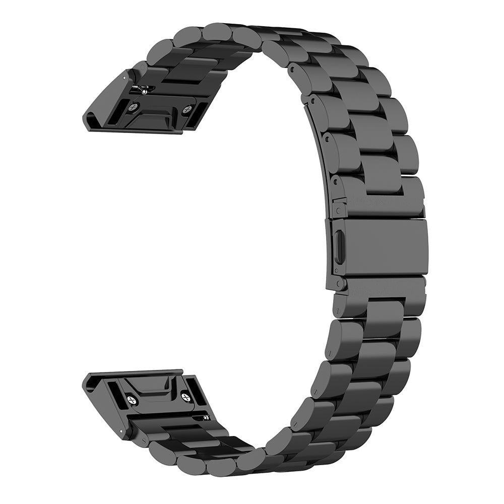 Cinturino Techsuit W010 per Garmin Watch Fenix / Forerunner Series, 22mm, Nero