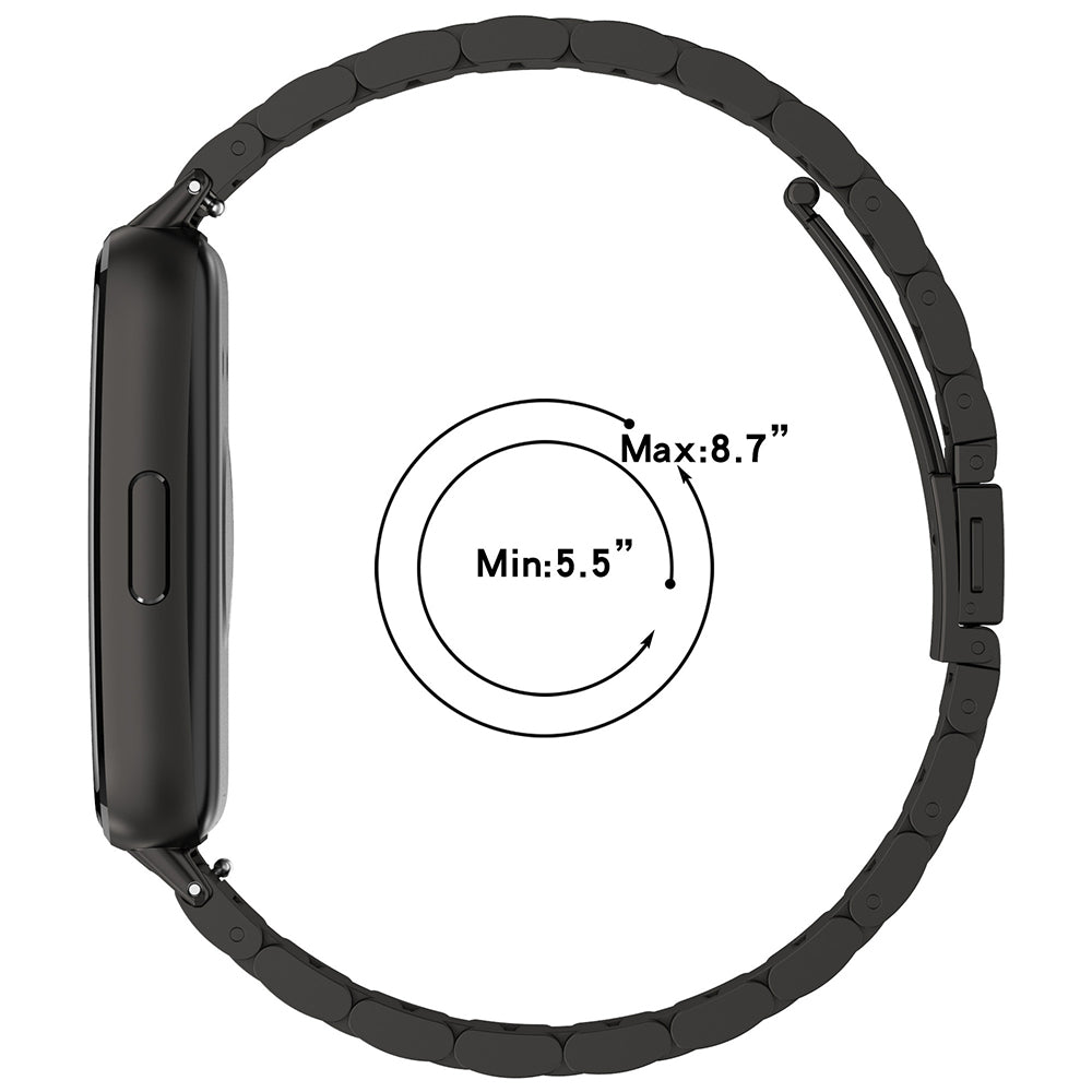 Cinturino Techsuit W010 per Huawei Band 11 / 11 Pro, Nero