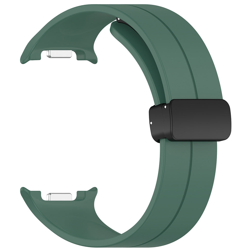 Cinturino Techsuit W011 per Samsung Galaxy Watch 8 Classic / Watch8 44mm / Watch 8 40mm, Verde Scuro