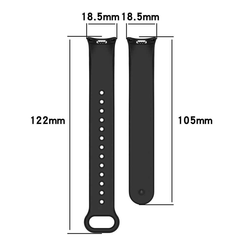 Cinturino Techsuit W014 per Xiaomi Smart Band 9 / 8, Bianco