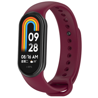 Cinturino Techsuit W014 per Xiaomi Smart Band 9 / 8, Rosso Scuro