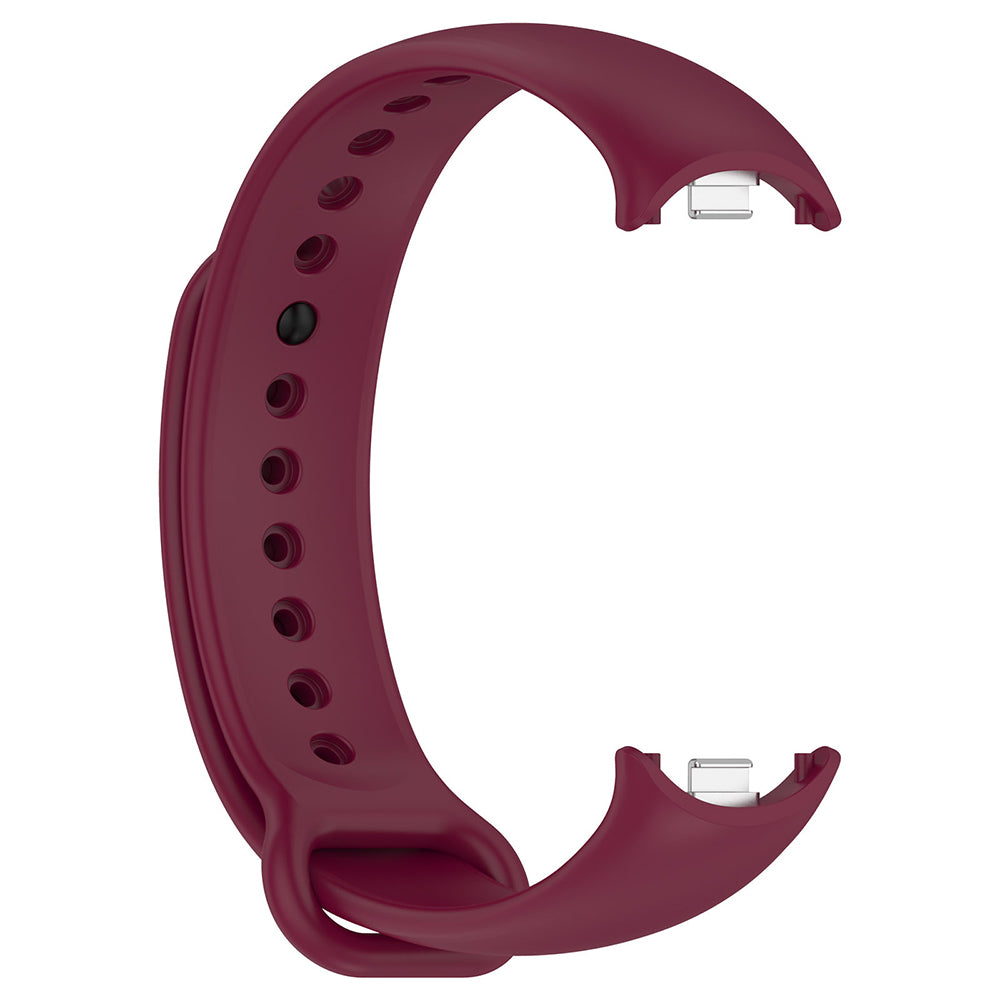 Cinturino Techsuit W014 per Xiaomi Smart Band 9 / 8, Rosso Scuro