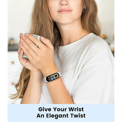 Cinturino Techsuit W022 per Xiaomi Smart Band 9 / 8, 15mm, Dorato