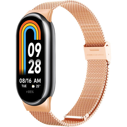 Cinturino Techsuit W022 per Xiaomi Smart Band 9 / 8, 15mm, Rosa Dorato