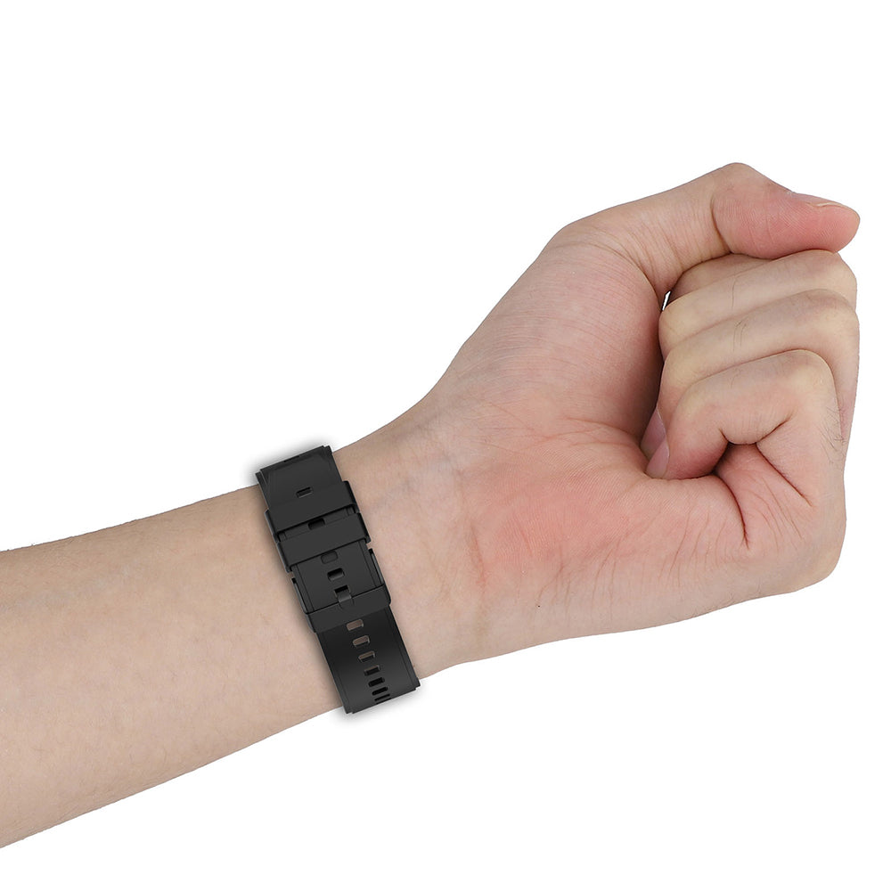 Cinturino Techsuit W026 per Huawei Watch / Xiaomi Watch Series, 22mm, Verde Scuro