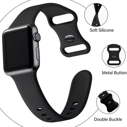 Cinturino Techsuit W031 per Apple Watch 49mm / 46mm / 45mm / 44mm / 42mm Series, Grigio