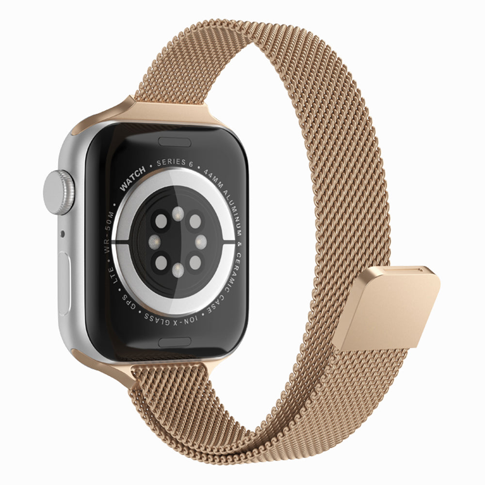 Cinturino Techsuit W034 per Apple Watch 42mm / 41mm / 40mm / 38mm Series, Dorato