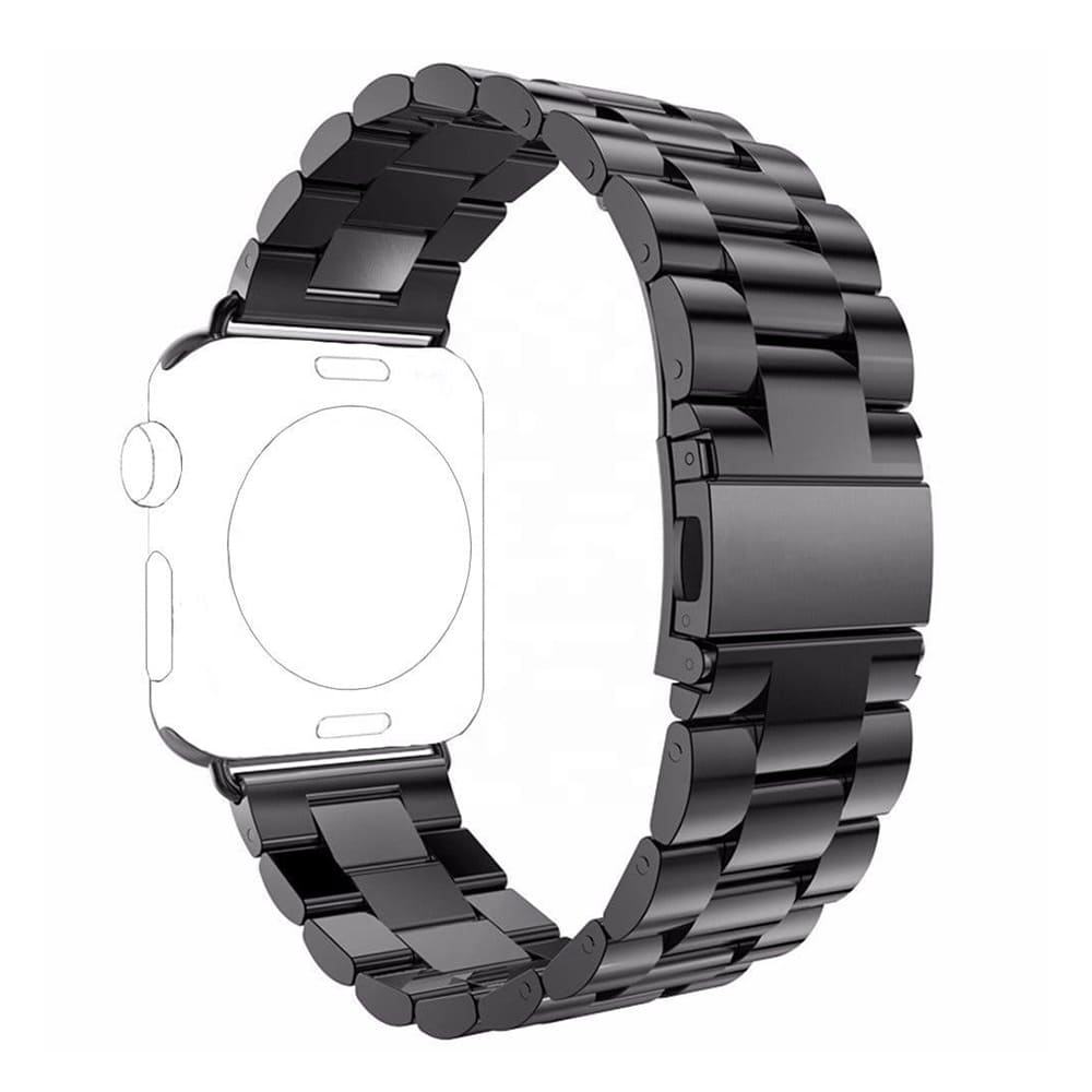 Cinturino Techsuit W036 per Apple Watch 49mm / 46mm / 45mm / 44mm / 42mm Series, Nero