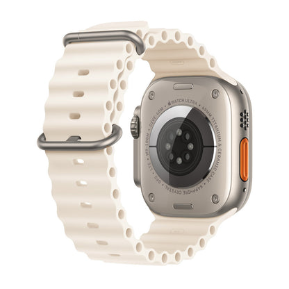 Cinturino Techsuit W038 per Apple Watch 49mm / 46mm / 45mm / 44mm / 42mm Series, Bianco