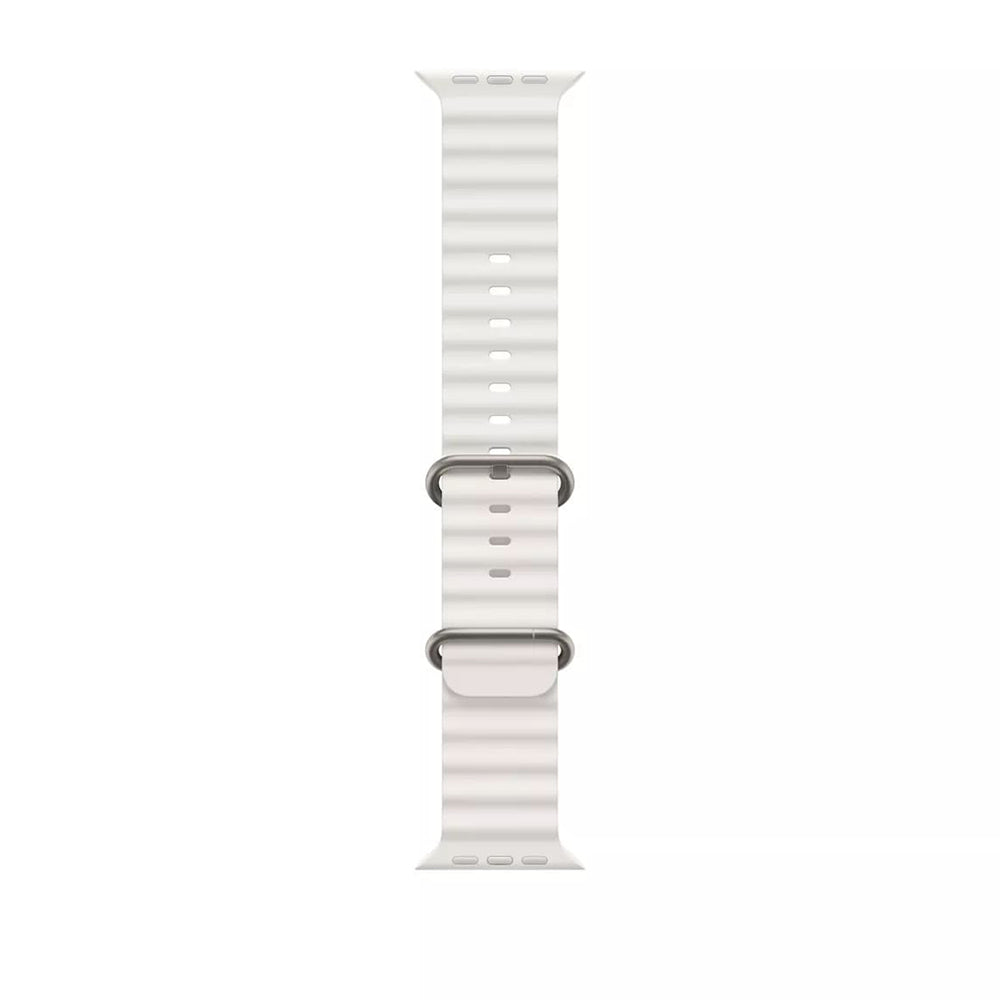 Cinturino Techsuit W038 per Apple Watch 49mm / 46mm / 45mm / 44mm / 42mm Series, Bianco