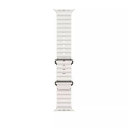 Cinturino Techsuit W038 per Apple Watch 49mm / 46mm / 45mm / 44mm / 42mm Series, Bianco