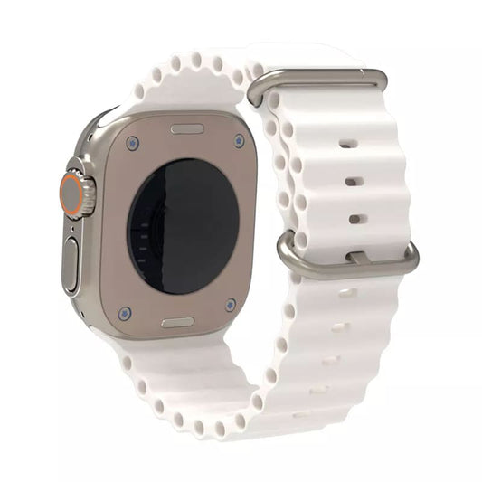 Cinturino Techsuit W038 per Apple Watch 42mm / 41mm / 40mm / 38mm Series, Bianco